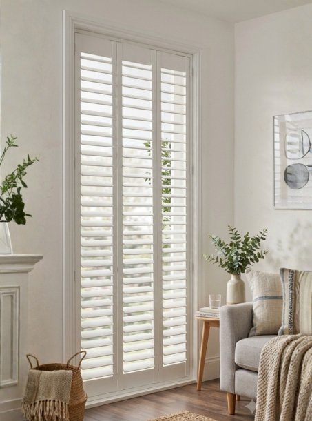 Custom California shutters professionally installed in Brampton, Georgetown and Caledon